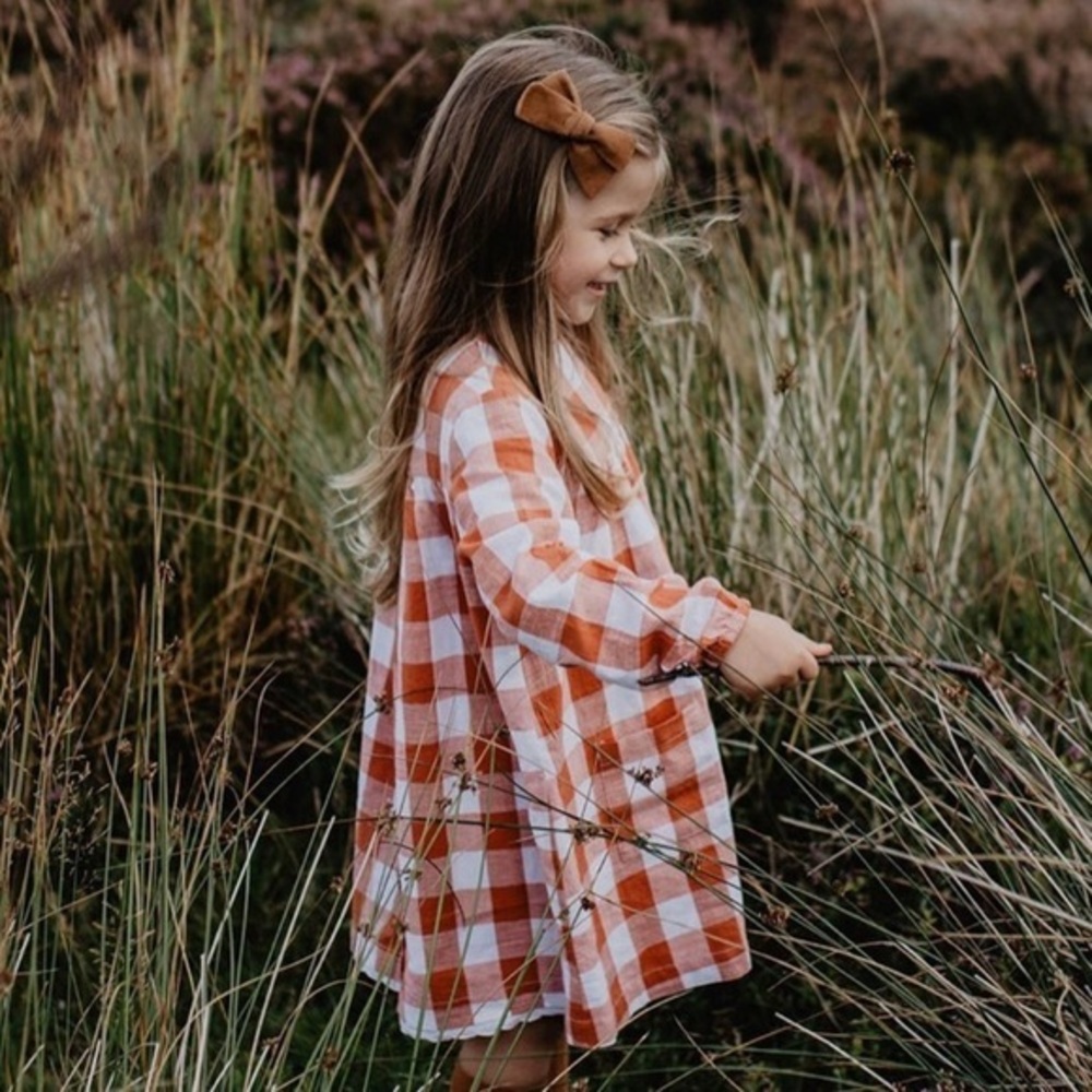 Beautiful Little Cotton Clothes, Baby/Toddler Gingham Dress